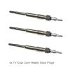 Car Glow Plugs For SEAT For CORDOBA For IBIZA IV 2005 2006 2007 2008 2009 3x Dual Core Heater Car Glow Plug N10591601 N10591604 0106671108 view 2