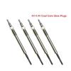 Car Glow Plugs For C&itroen For Nemo Furgoneta Monovolumen 2009 2010 2011 2012 2013 4X Dual Core auxiliary Heater Glow Plug 5960L4 view 2