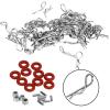 60PCS RC Car Body Clip 12mm Length 0.6mm Dia Easy Removal Installation Universal for 1/16 1/18 RC Car (Silver) view 1