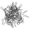 60PCS RC Car Body Clip 12mm Length 0.6mm Dia Easy Removal Installation Universal for 1/16 1/18 RC Car (Silver) view 2