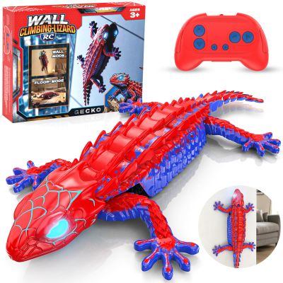 Loueouv RC Wall Climbing Gecko, Rechargeable Remote Control Robot for Kids