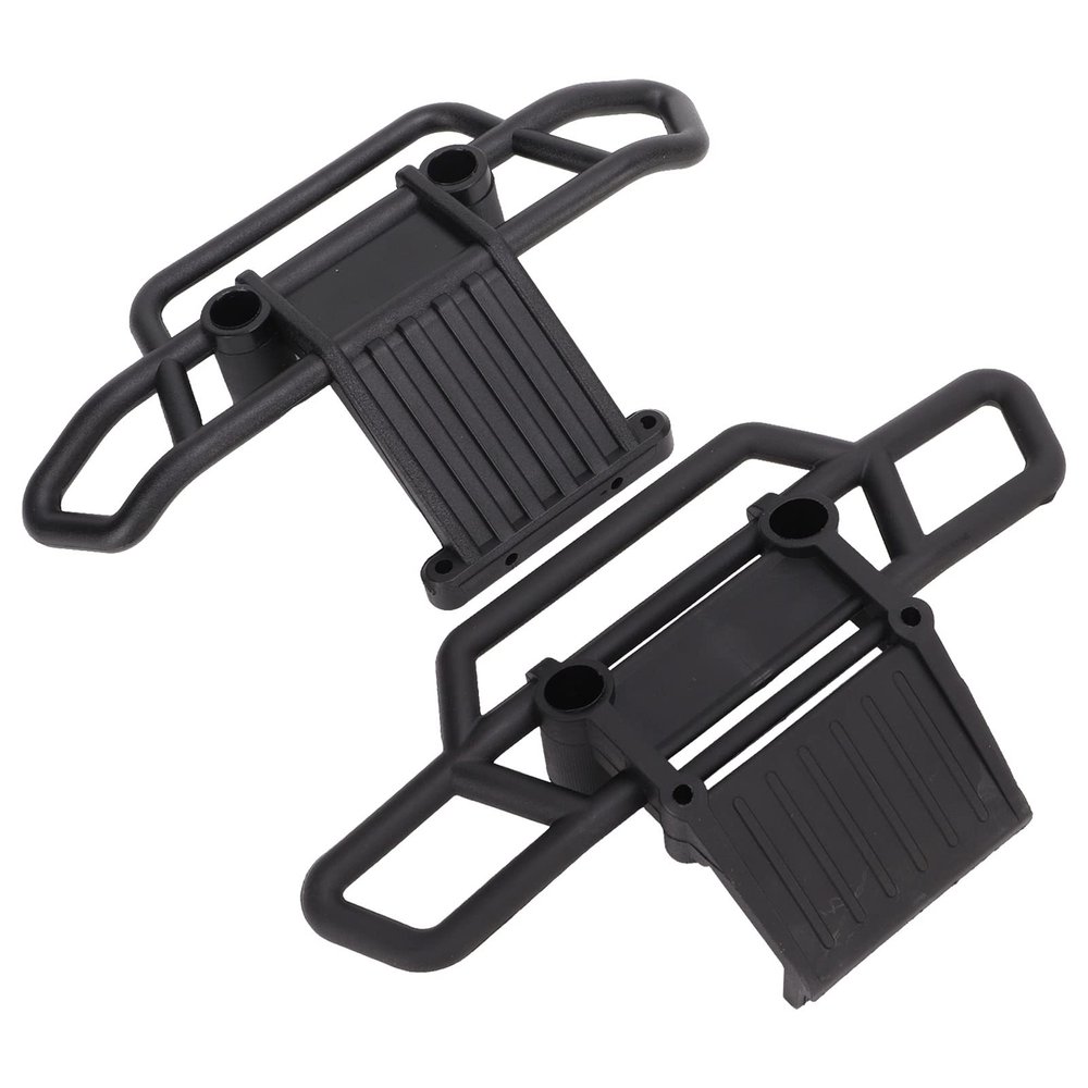 AMONIDA RC Bumper, 2pcs Front and Rear Replacement Upgrade Bumper, Lightweight Durable Plastic RC Car, Ideal for HSP 94111 94188 1/10 Car