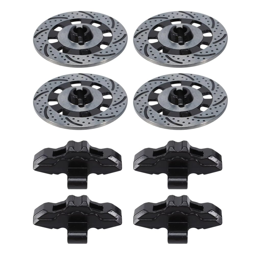 RC Car Assortment for Traxxas 1/7 rc Car 4 Pieces for Unlimited for Desert for Racer Adapter Aluminum Wheel Hex Hub Brake Disc and Caliper