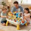 Kids Water Tables for Outside, 46x28x30cm Outdoor Sensory Game Built in Pump, ABS Water Activity Table, for Boys Girls Ages 4-8 Playroom Daycare Patio Beach Garden Park view 3