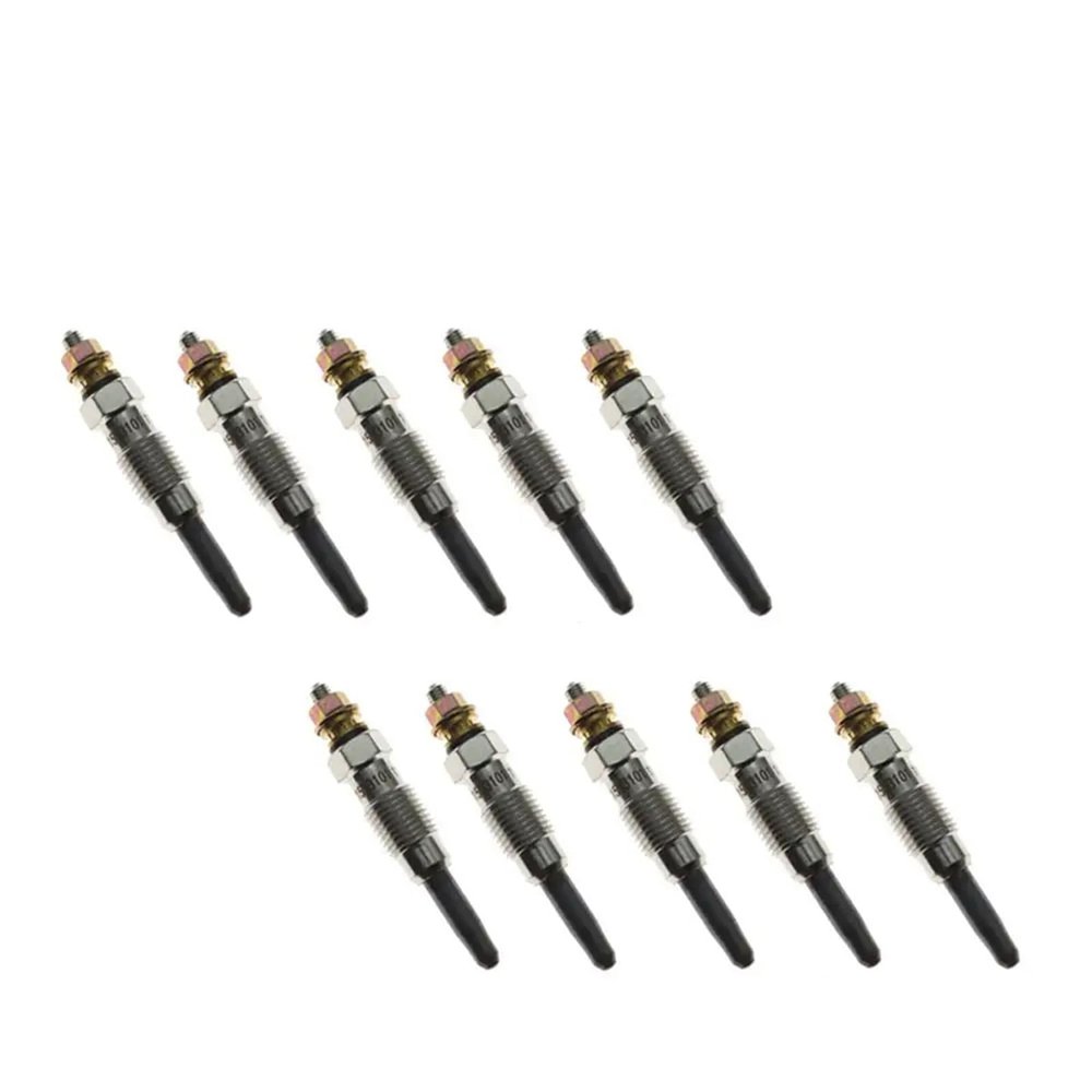 Car Glow Plugs For Ssangyong Istana For Korando For Rexton For Musso 1995 1996 1997 1998 1999 2000 2001 2002 Glow PLUG SET 6611593101(10pcs)