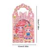 Magnetic Dress Up Dolls Set, Mix and Match Outfit Toy, Cute Fashion Doll Play Kit with Magnetic Pieces for Kids Preschool Learning Party Activity Home view 2