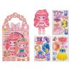Magnetic Dress Up Dolls Set, Mix and Match Outfit Toy, Cute Fashion Doll Play Kit with Magnetic Pieces for Kids Preschool Learning Party Activity Home view 4