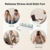 Hadnves 2 Pcs 4 Keys Keyboard Fidget Toy Decompression Button Keychains Push Sensory Keyboard Finger Clicker Toys for Adults Stress Relief Boost Focus Pass Time Calm Anxiety at Work & Bags Keys view 3