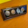 Challenge Coin Display Case 1.5-1.75 Inch 38-44.5 mm Coin Holder 1 Slot ,Walnut, 4 Slots view 3