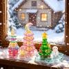 3D Stackable Stickers,Crystal Stacked 3D Building Stickers,DIY 3D Puffy Sticker Kit,3D Relief StackingStickers,Cute DIY Mini Scenes Ornament Decals Craft Kit for Adults & Kids Desktop Decorative (F) view 3