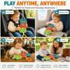 Koknwoa 6-in-1 Montessori Busy Board for Toddlers 1-3, Sensory Activity Board with Fine Motor Skills Toys, Portable Travel Toy, Educational Learning Toy for Boys and Girls Ages 1-3 view 4