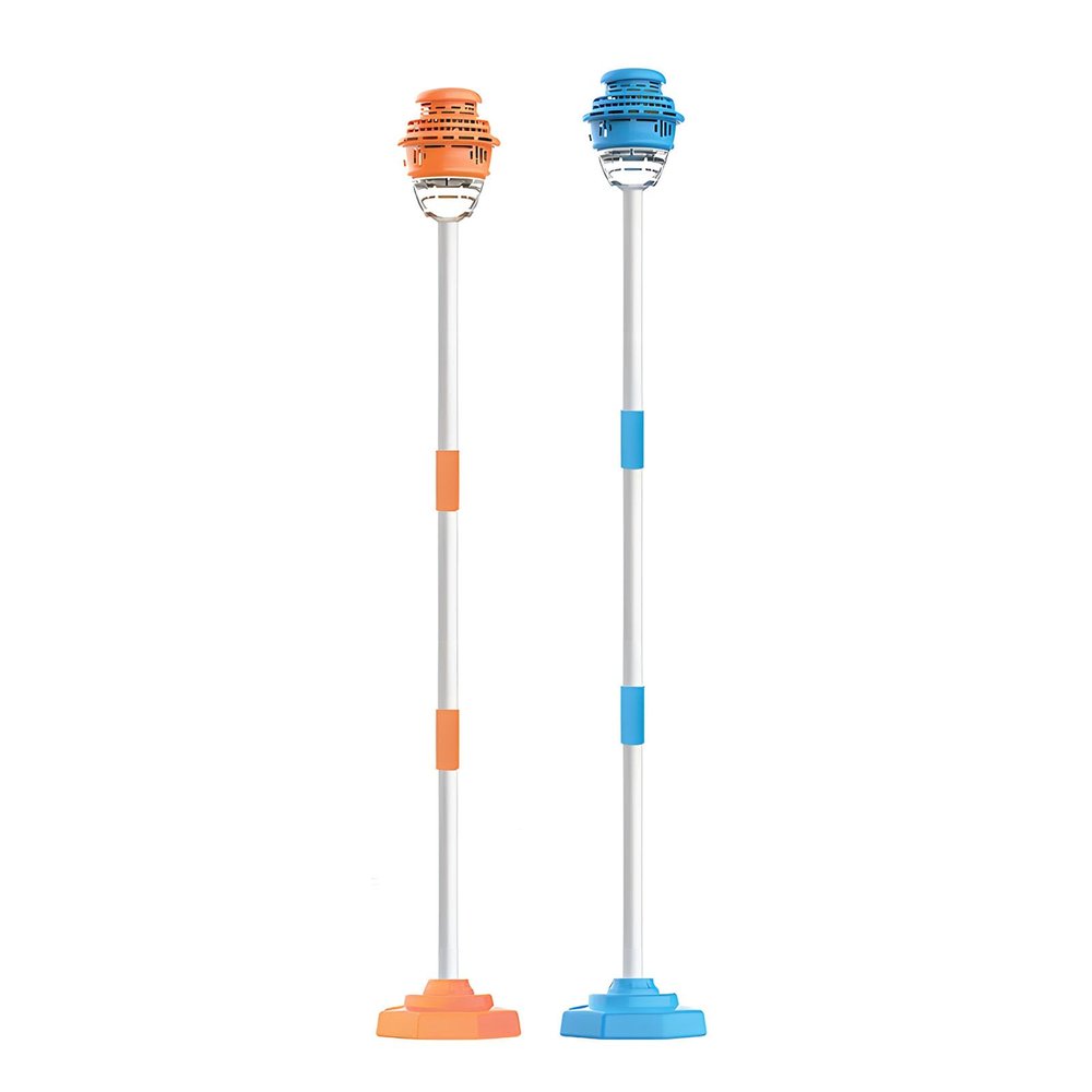 2PC Automatic Bubble Machine, Standing Bubble Machine with Lights Music, Rechargeable Stand Up BubbleMachine, Street Lamp Bubbles Tower, Detachable Bubbles Wand for Parties Wedding Outdoor