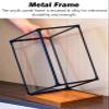 16 18 20 22 24 in Extra Tall Acrylic Display Case, Clear Reinforced Display Box with Metal Frame, Acrylic Cube Storage Showcase for Action Figure(15x15x45cm/6x6x18in) view 2