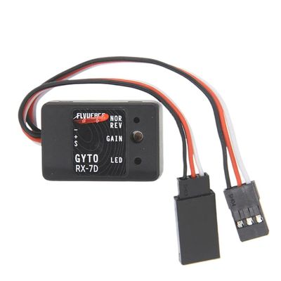 7D Gyroscope Module DC 4.8-7.4V Compatible with RC Racing Vehicles and Boats for Digital and Analog Servo Systems