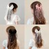 Stylish Girl Hair Clip Breathable Tulle Component Easy to Attach Enhances Outfits Decorative for Event Daily Wear Lace Bows Hair Clip for Girl view 2