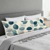 Long Body Pillow for Adults 20x59 Inch, Leaves Bed Pillows Plant Double Sided Print Linen Throw Pillows Covers, for Side Sleeping Pregnant Pillow with Zipper for Home Bed Living Room Decor J0-1359 view 2