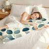 Long Body Pillow for Adults 20x59 Inch, Leaves Bed Pillows Plant Double Sided Print Linen Throw Pillows Covers, for Side Sleeping Pregnant Pillow with Zipper for Home Bed Living Room Decor J0-1359 view 3