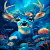 500 Piece Jigsaw Puzzles Fantasy Deer Floral Forest for Adults 14+ view 1