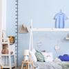 Baby Growth Chart Height Sticker 0-160cm with Inches and CM Scales, PVC Wall Decal for Nursery Bedroom Living Room Decor, Easy Hang Design for Toddlers Infants, White view 2