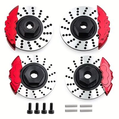 RC Spare Part Compatible with Traxxas 1/10 RC Car 4-Tec Drift Rear Drive Upgrades Parts Front and Rear Brake Discs 8352 8367