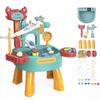 Water Table for Toddlers, 35x45x49cm Kids Water and Sand Activity Sensory Playset with Running Recirculating & Fishing Toy Set, Summer Outdoor Toys for Kids Toddlers 1-3 Years Olds (Style 2) view 1