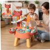 Water Table for Toddlers, 35x45x49cm Kids Water and Sand Activity Sensory Playset with Running Recirculating & Fishing Toy Set, Summer Outdoor Toys for Kids Toddlers 1-3 Years Olds (Style 1) view 2