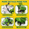 RC Farm Tractor Toy w/ Light & Music, Includes Loader, Trailer & Animals view 3