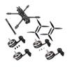 7inch 295mm FPV Carbon Fiber Frame F4 V3S PLUS Stack BLS 60A ESC 2807 1300KV Brushless Motor 7040 Propeller RC Kit Compatible With Mark4 Mark 4(Red) view 1