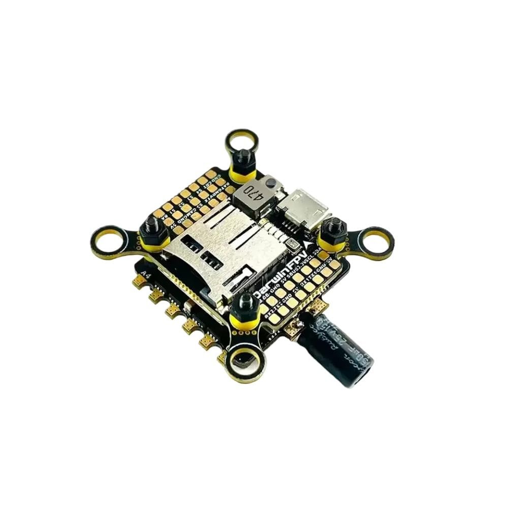 3-4S F411 Flight Controller with 4-in-1 30A ESC Stack Compatible with 25mm+ FPV Quadcopter Frames(only 30A ESC)