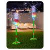 1 Set Automatic Bubble Machine, Standing Bubble Machine with Lights Music, Rechargeable Stand Up Bubble-Machine, Street Lamp Bubbles Tower, Detachable Bubbles Wand for Parties Wedding Outdoor view 2