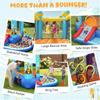 AKEYDIY Bouncy House for Kids, 5-in-1 Inflatable Bouncer with Slide, Ball Pit & Ring Toss, Heavy Duty Oxford Jumping Castle for Backyard Outdoor Indoor, Includes Blower & Balls view 3