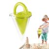 BGGJJ Sand & Water Mixing Funnel Toy for Beach Play, Spilling Funnel for Sandcastle Building, Sifting Tool for Shore Activities, Outdoor Sensory Toy for Kids & Adults, Garden Accessory(Green) view 1