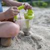 BGGJJ Sand & Water Mixing Funnel Toy for Beach Play, Spilling Funnel for Sandcastle Building, Sifting Tool for Shore Activities, Outdoor Sensory Toy for Kids & Adults, Garden Accessory(Green) view 2
