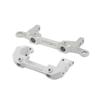 Aluminum Front & Rear Bumper Servo Mount Bracket Compatible With 1/10 RC III Series AXI03007 Models(Silver) view 1