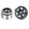 4PCS 2.2'' Aluminum Alloy Wheel Rim Tire Hub 64x36mm RC Upgrade Parts for 1/10 TRAXXAS TRX4 AXIAL SCX10 90046 YK4102 D90 MJX H8H Crawler RC Car (Titanium) view 3