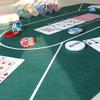 Zonfer Double Sided Poker Mat,Roll Up Roulette Mat Roulette Tables Felt Layout Table Mats for Poker Game Night view 3