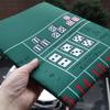 Zonfer Double Sided Poker Mat,Roll Up Roulette Mat Roulette Tables Felt Layout Table Mats for Poker Game Night view 4