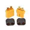 10-Pack Amass XT60+ XT60H Plug Connectors with Sheath Housing (5 Male + 5 Female) Compatible with RC Drones Cars Boats and LiPo Systems(Yellow) view 1