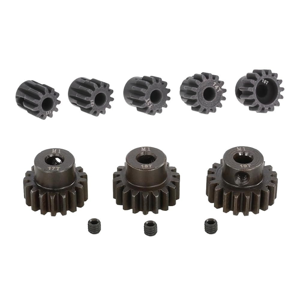 11T-15T/15T-19T/18T-22T 5mm Hole Metal Gear Fit For 1/8 RC Car Brushed Brushless Motor Diy Accessories(M1 11T-15T 5pcs)