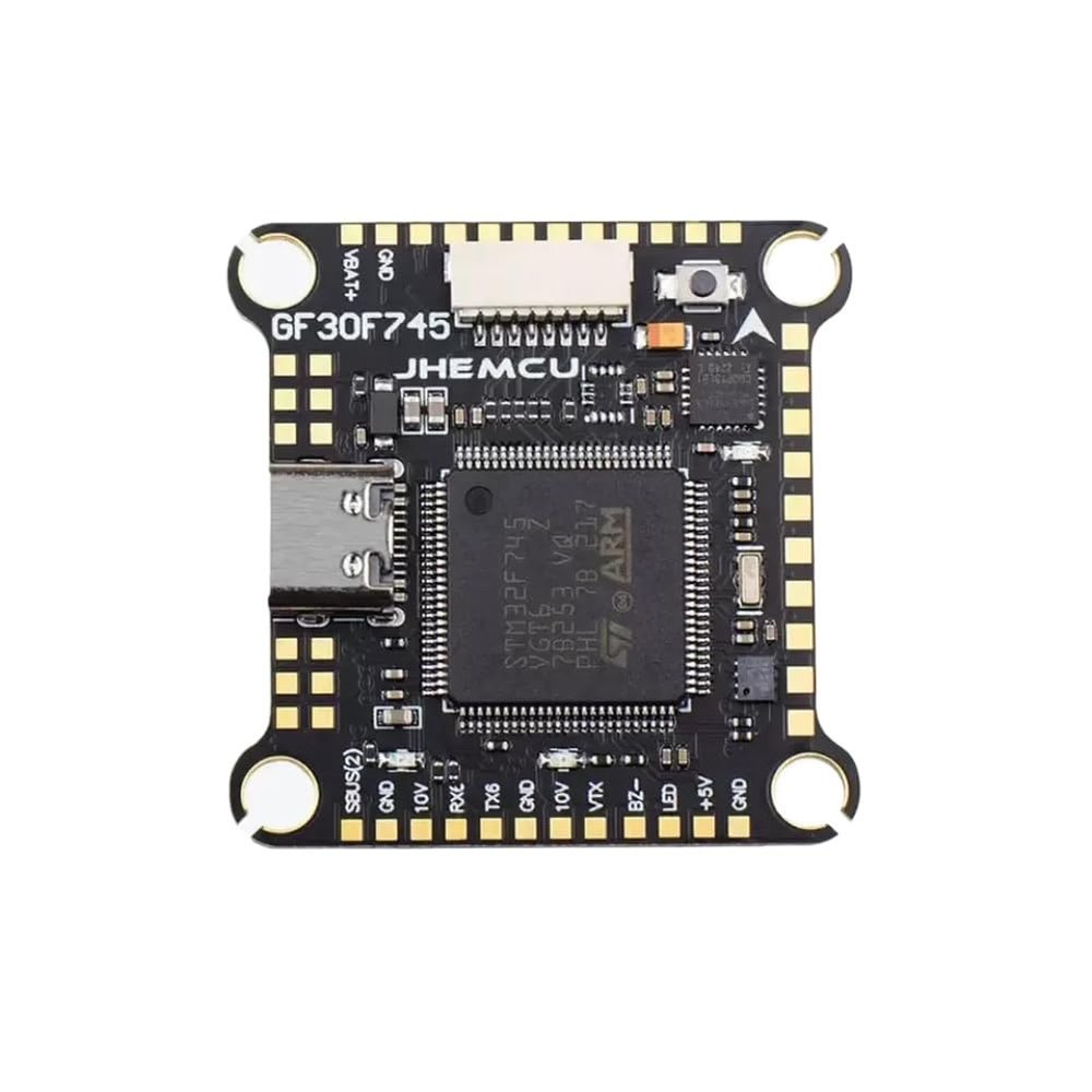 Flight Controller Stack F745 GF30F7-ICM AM32A60 60A 4in1 ESC 3-6S 30X30mm Compatible with RC FPV Drone(GF30F745-ICM Only)