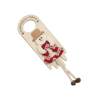 Christmas Cartoon Santa Snowman Door Hangers Door Handle Pendant Ornament Hanging Sign Decoration Festival Home Decors Festival Home Decors