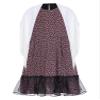 ACSUSS Girls 100 Day School Cosplay Costumes Sleeveless Floral Print Dress with Fringed Shawl Granny Outfits Hot Pink 8 Years view 3