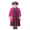 JEATHA Girls Grandma Dress with Lace Shawl 100 Day School Cosplay Costumes Stage Performance Outfit Hot Pink 10 Years view 1