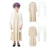ACSUSS Girls 100th Day of School Outfit Grandma Dress with Lace Shawl Stage Performance Pretend Play Sets White 12 Years view 3