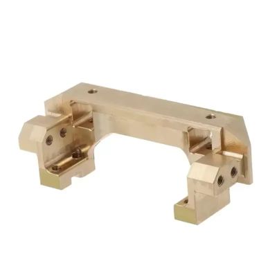 Rc Bumper Models Parts Compatible with Traxxas for TRX4 1/10 RC Crawler Car Truck Upgrade Accessories Parts Brass Front Bumper W/Servo Mount
