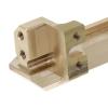 Rc Bumper Models Parts Compatible with Traxxas for TRX4 1/10 RC Crawler Car Truck Upgrade Accessories Parts Brass Front Bumper W/Servo Mount view 4