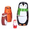 Spryflower 6Pcs Russian Nesting Dolls, Wooden Handcrafted Matryoshka Dolls, Cartoon Painted Desktop Ornament for Home Decoration, Festive Gift for Christmas Birthday Halloween view 4