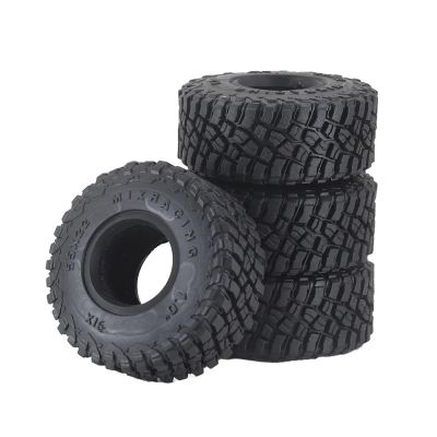 RC Tyre Toys Models for Axial for Scx24 for Deadbolt Axi00001 Axi00002 for Gladiator for Traxxas for Trx4m 1/18 1/24 1.0inch Mt Tires 55x22mm Rc Truck Car Parts