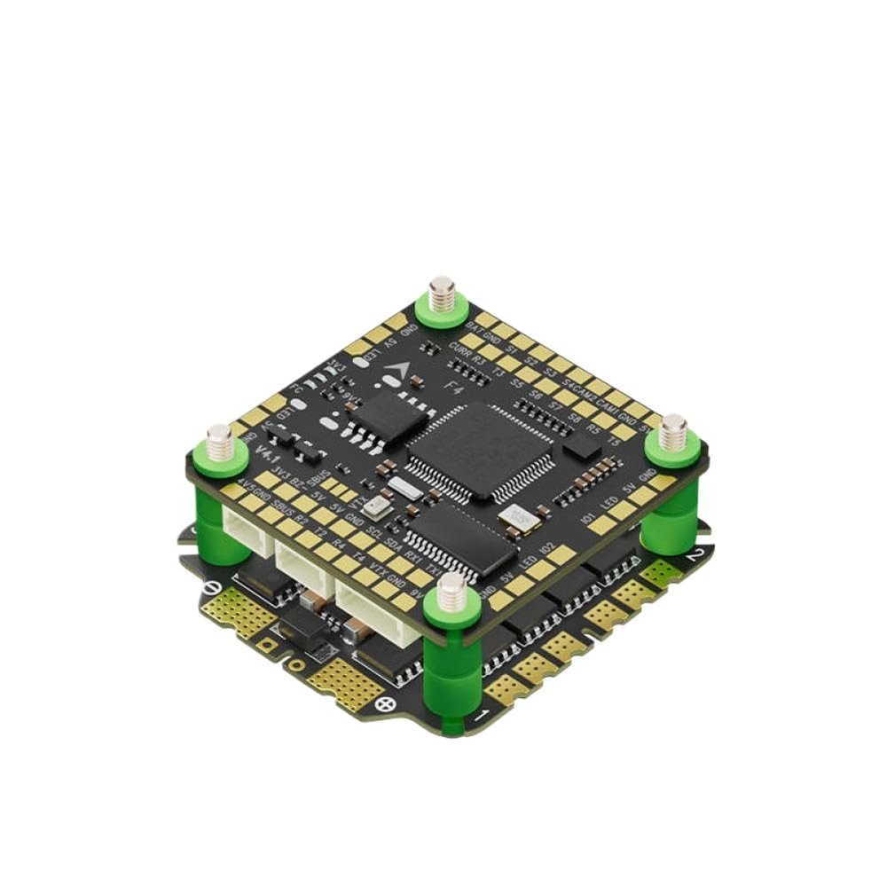 55A 4-in-1 ESC 30x30mm Stack Compatible with F455 V4 and F405 V4 Flight Controllers for FPV Freestyle Drones, Supports 3-6S LiPo, AM32 Ready