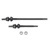 RC Cars Models Compatible with Axial for Capra 1.9 for UTB for Buggy 1/10 RC Crawler Steel Front Drive Shaft CVD Three Joint Shaft 52 Degree Steering view 1